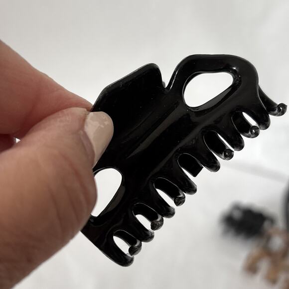 Women's Jewelry Hair Accessories Lot 23 Barrettes Claws Clips Combs Y2K Tortoise - Picture 9 of 16